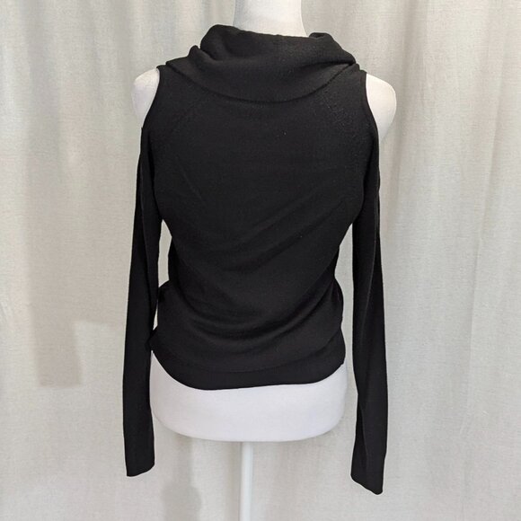 Armani Exchange Black Size Small Cowl Neck Sweater - Picture 3 of 9